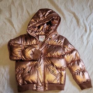 Appaman Metallic Girl's Pink Puffer Jacket